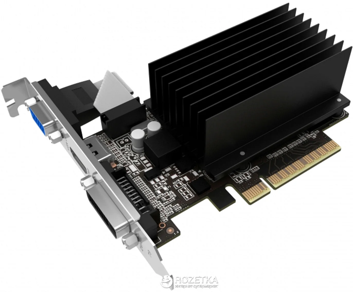 Palit PCI-Ex GeForce GT 710 2048 Мб DDR3 (64 бит) (954/1600) (VGA DVI HDMI) (NEAT7100HD46-2080H) | Компьютеры и офис