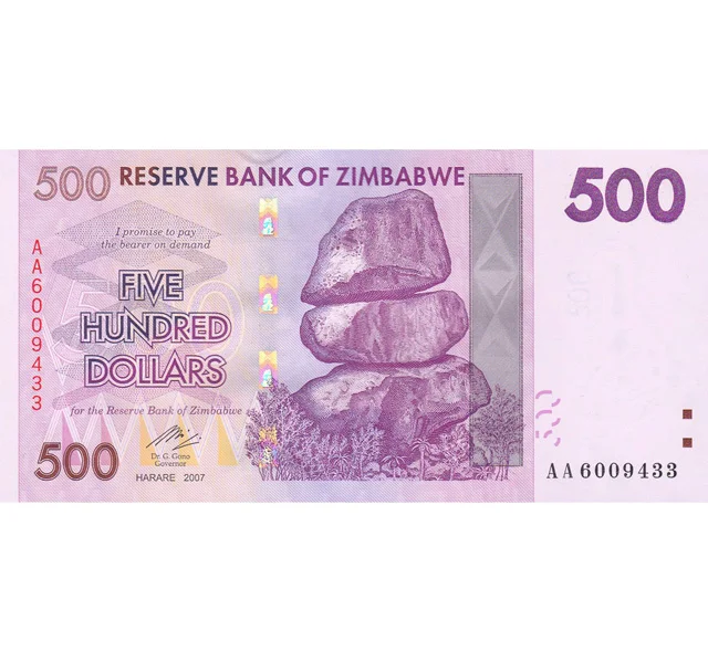 500 долларов 2007 Зимбабве копия арт. 19-16810 | Дом и сад