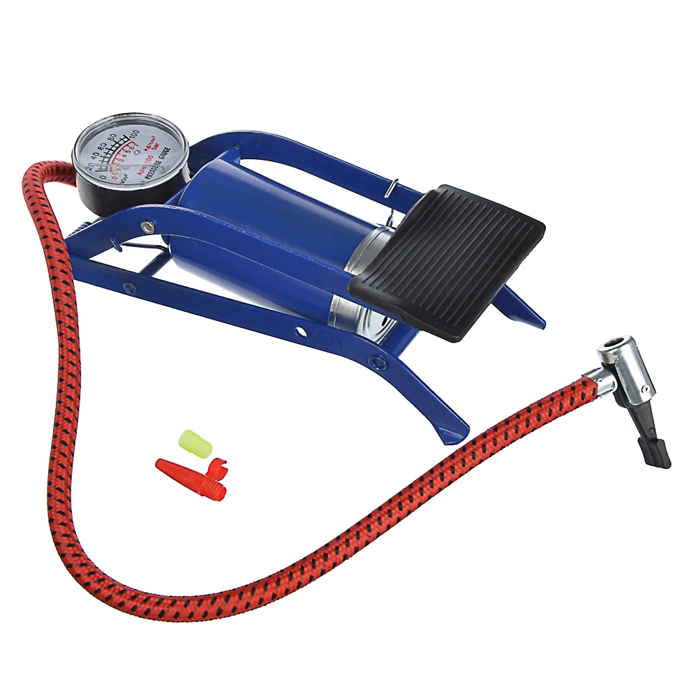 НАСОС НОЖНОЙ С МАНОМЕТРОМ МЕТАЛЛ 23X7СМ |foot pump|quality foot pumpinflatable pump |