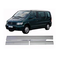 stainless steel car door sill plate protectors door entry guards mercedes vito w638 1996 1997 1998 1999 2000 2001 2002 2003
