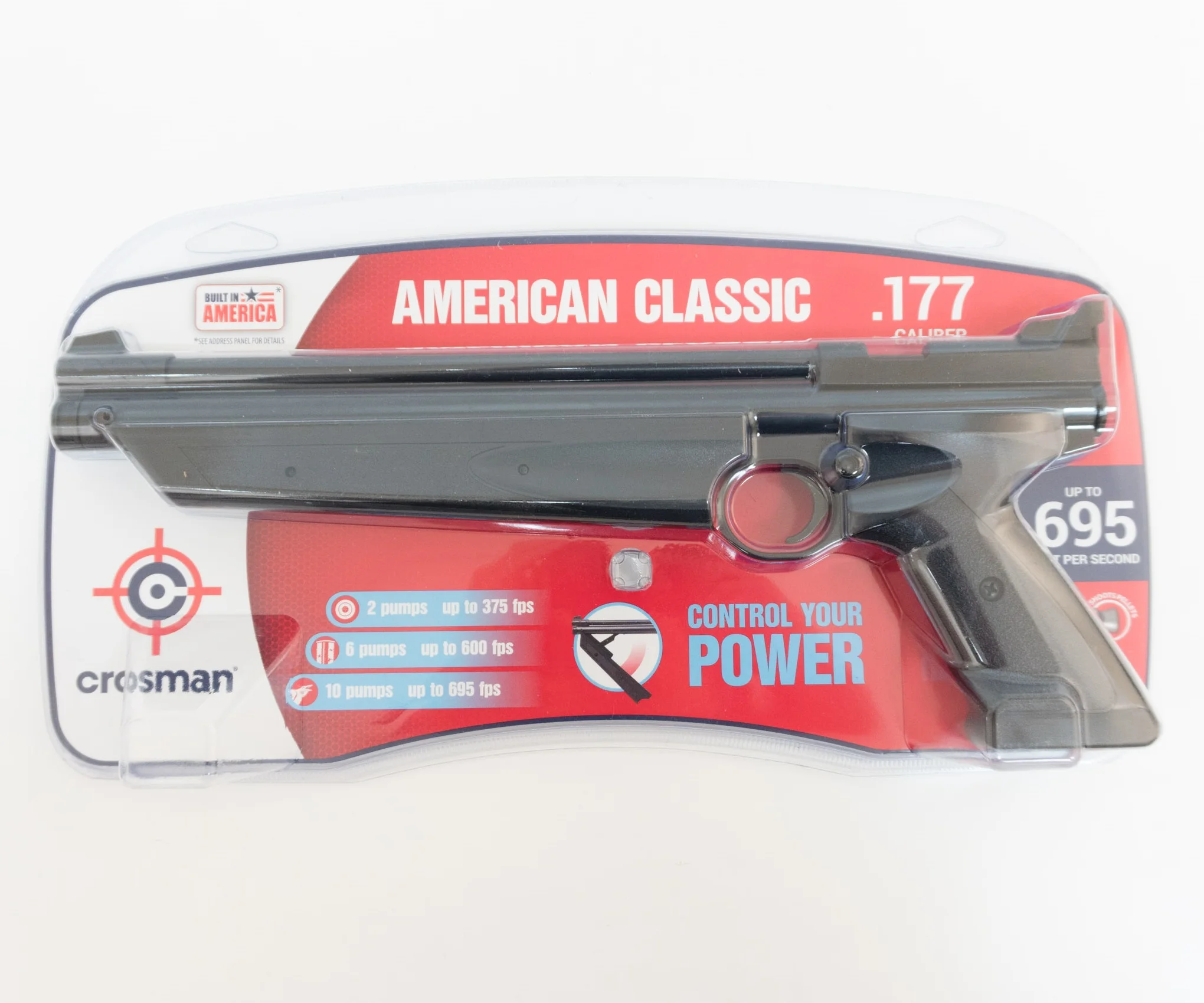 Пистолет пневматический Crosman P1377 (пласт. черн. накачка) кал.4 5 мм |