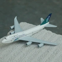 new zealand airlines boeing 747 aircraft alloy diecast model 15cm aviation collectible miniature souvenir ornament