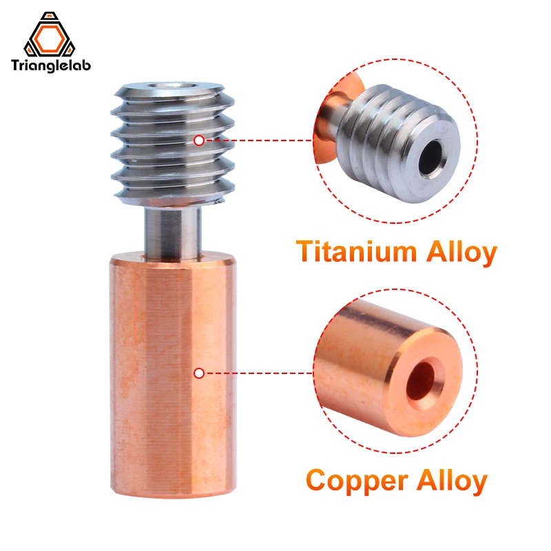 Биметаллический радиатор Trianglelab Ender3 S1 из титанового сплава медный сплав