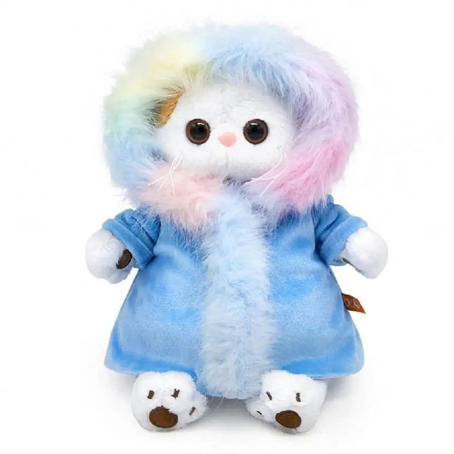 Мягкая игрушка Кошечка Ли-Ли в шубке с радужным мехом БУДИ БАСА 27 см