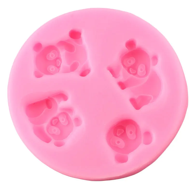 &quotСделай сам&quot Панда силиконовая форма Медведь Fondant (сахарная) формы для