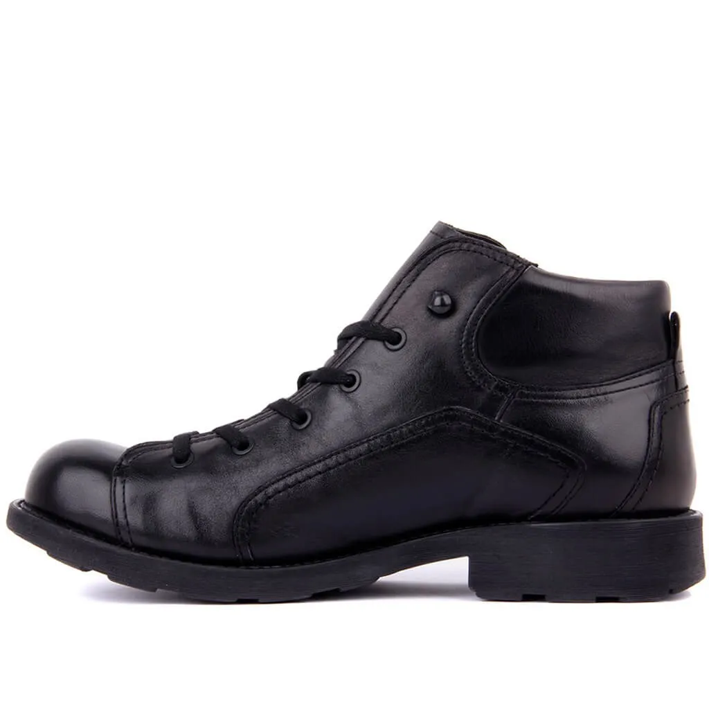 Sail-Lakers/черные кожаные мужские ботинки на шнуровке | Обувь