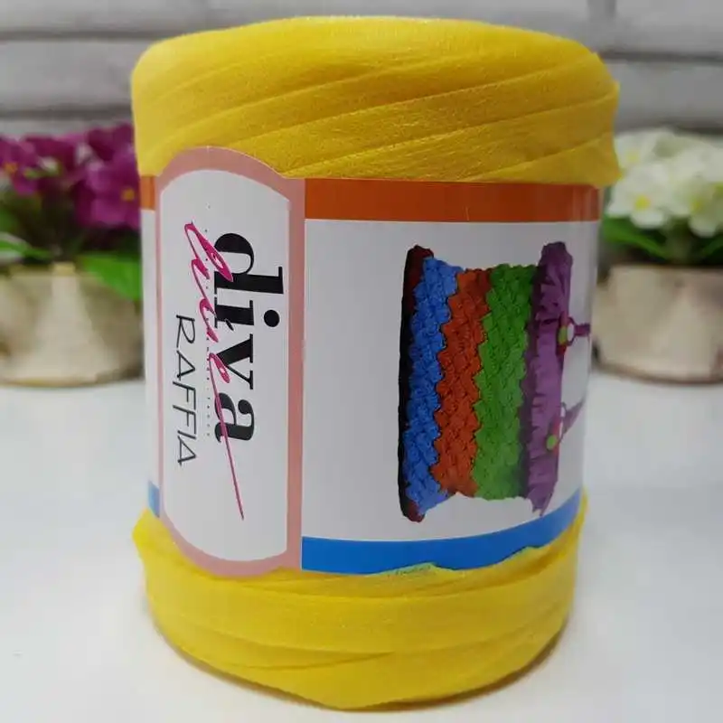 Raffia PP Yarn - 150g - 300m - 19 Color Options - Wall - Door Decoration, Bag, Basket, Natural, Placemats, Ornamental, Mirror Decoration, Hat, Handle, Cord, Home Textile, Accessory Materials, DIY images - 6