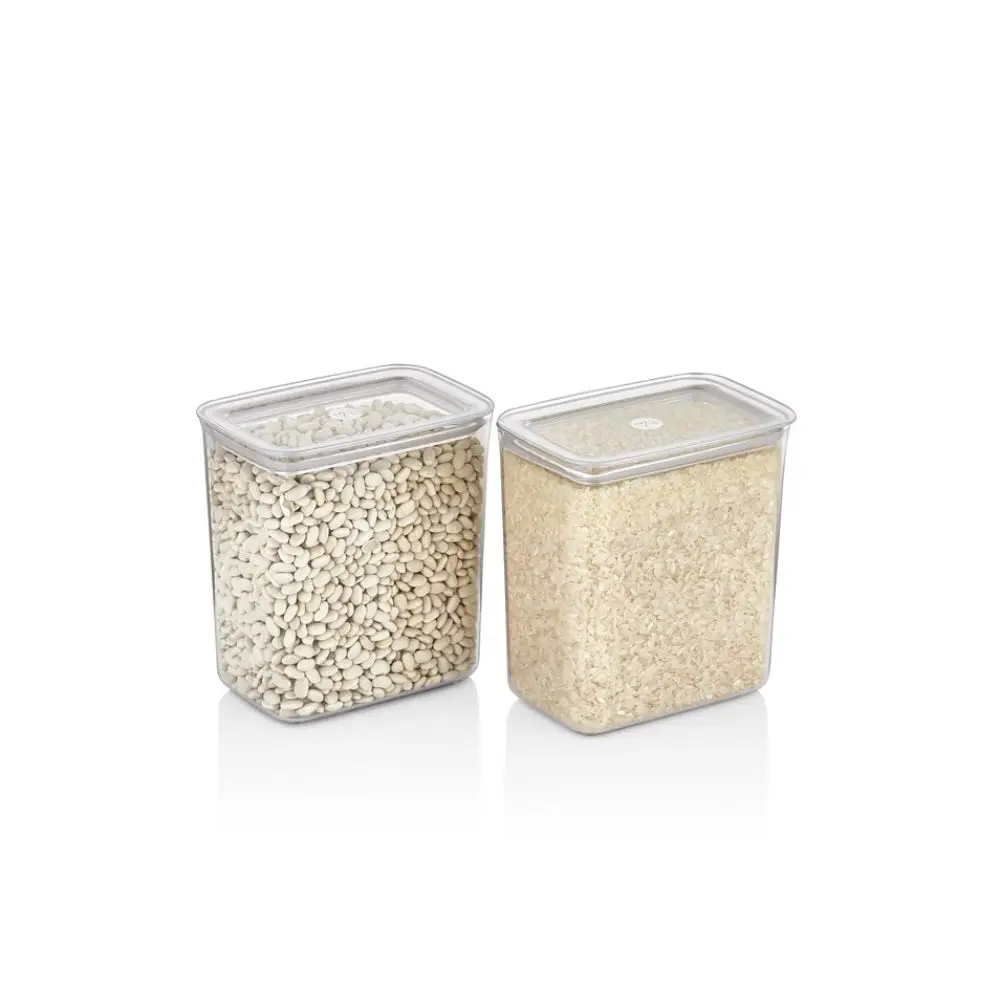 kitchen plastic storage food container organizer jars for spices bulk cereals sugar bowls home boxes plastic convenience airtigh free global shipping