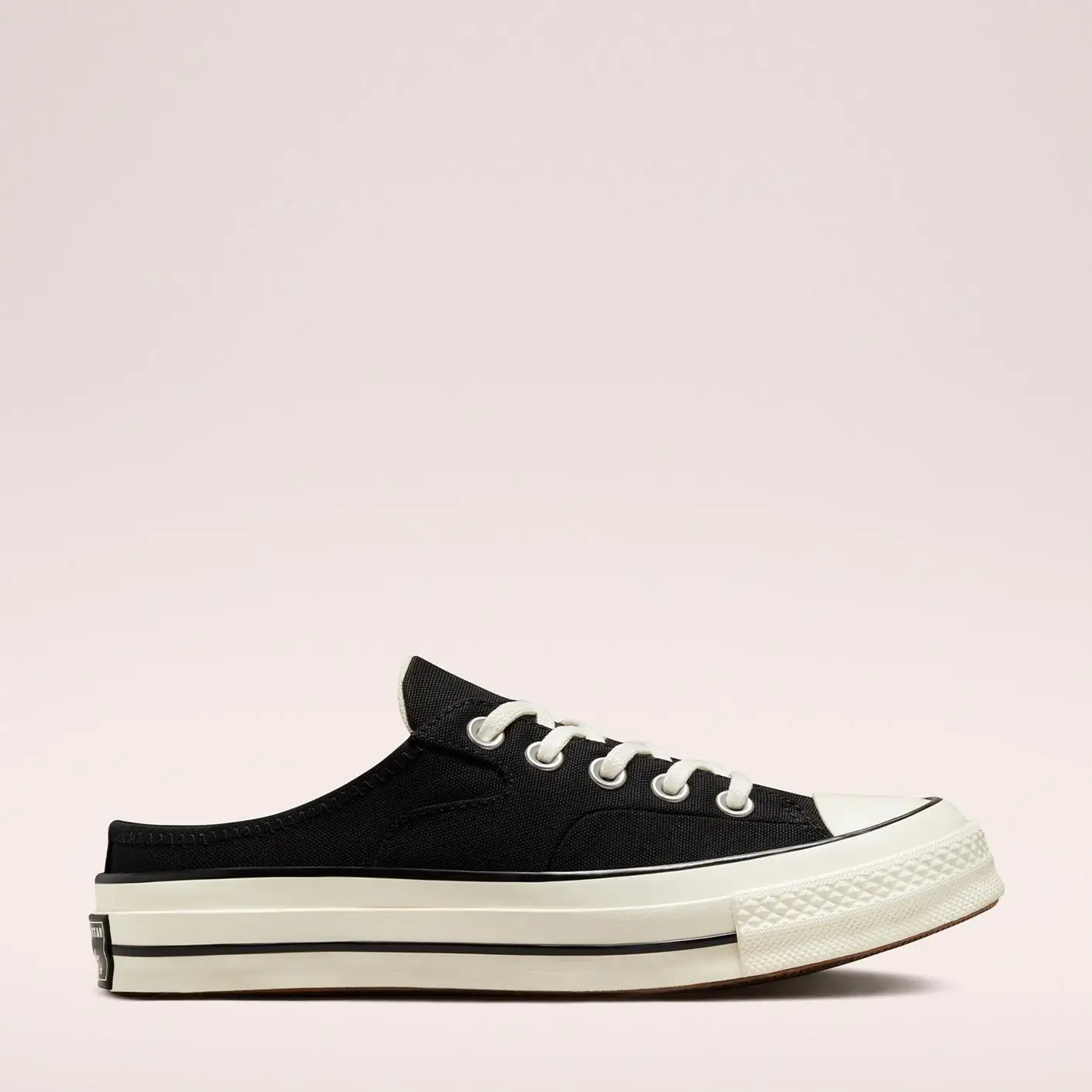 Оригинальные черные кроссовки Converse Chuck 70 без шнуровки из переработанной холщовой