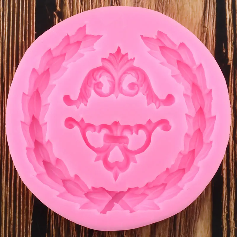 Листья венок силиконовые формы листьев рельеф штамповый торт декоративные