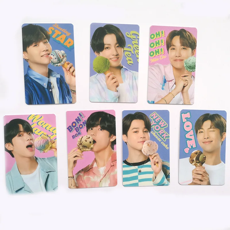 Магазин kpop Новое поступление Различные открытки LOMO в Soop мороженое Bang Con живые JUNG