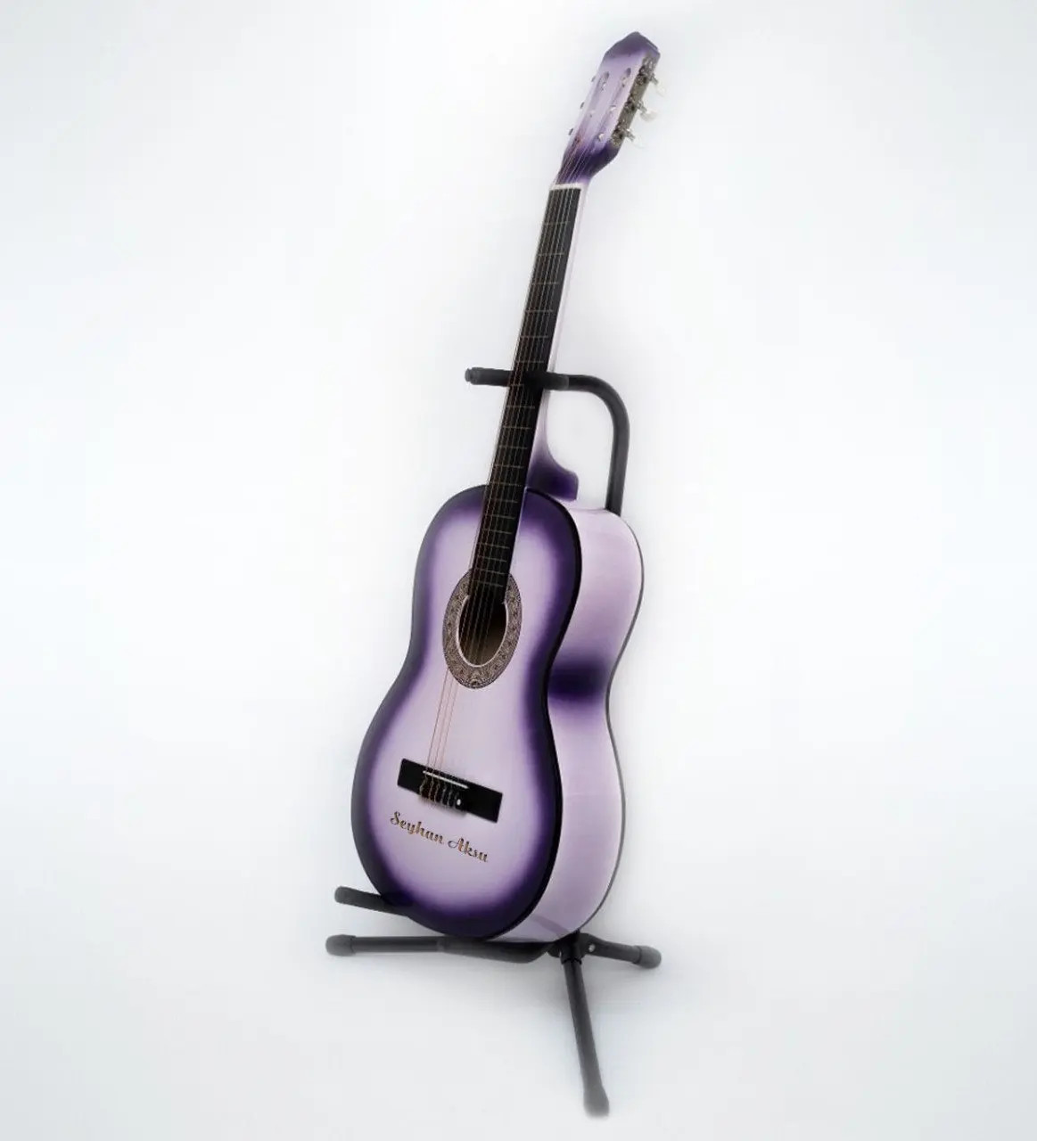 

Personalized Custom Sunburst Purple Classic Guitar
