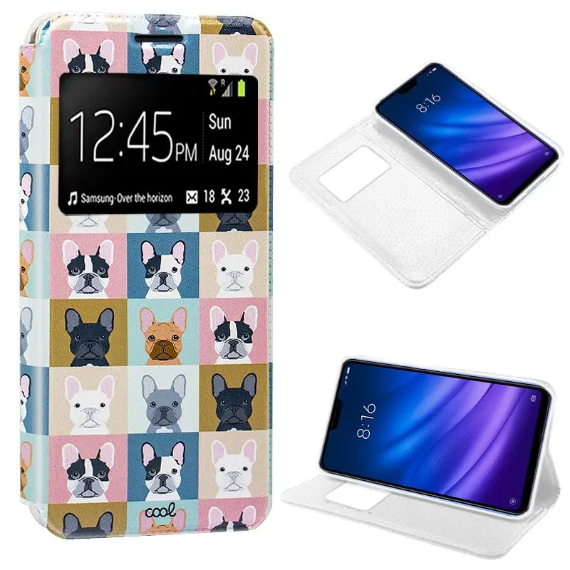 Чехол-книжка для Xiaomi My 8 Lite с изображением собак | Мобильные телефоны и аксессуары