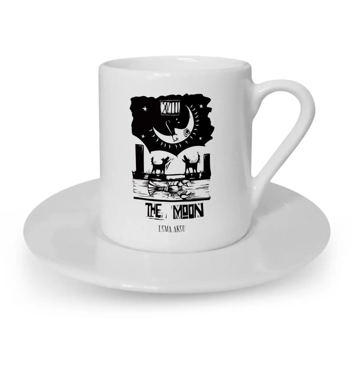 

Персонализированные Таро Луна (месяц) чашка для кофе по-турецки