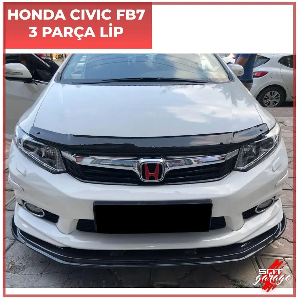 Универсальная насадка на передний бампер Honda Civic Fd6 Fb7 2006 2016 пианино черный