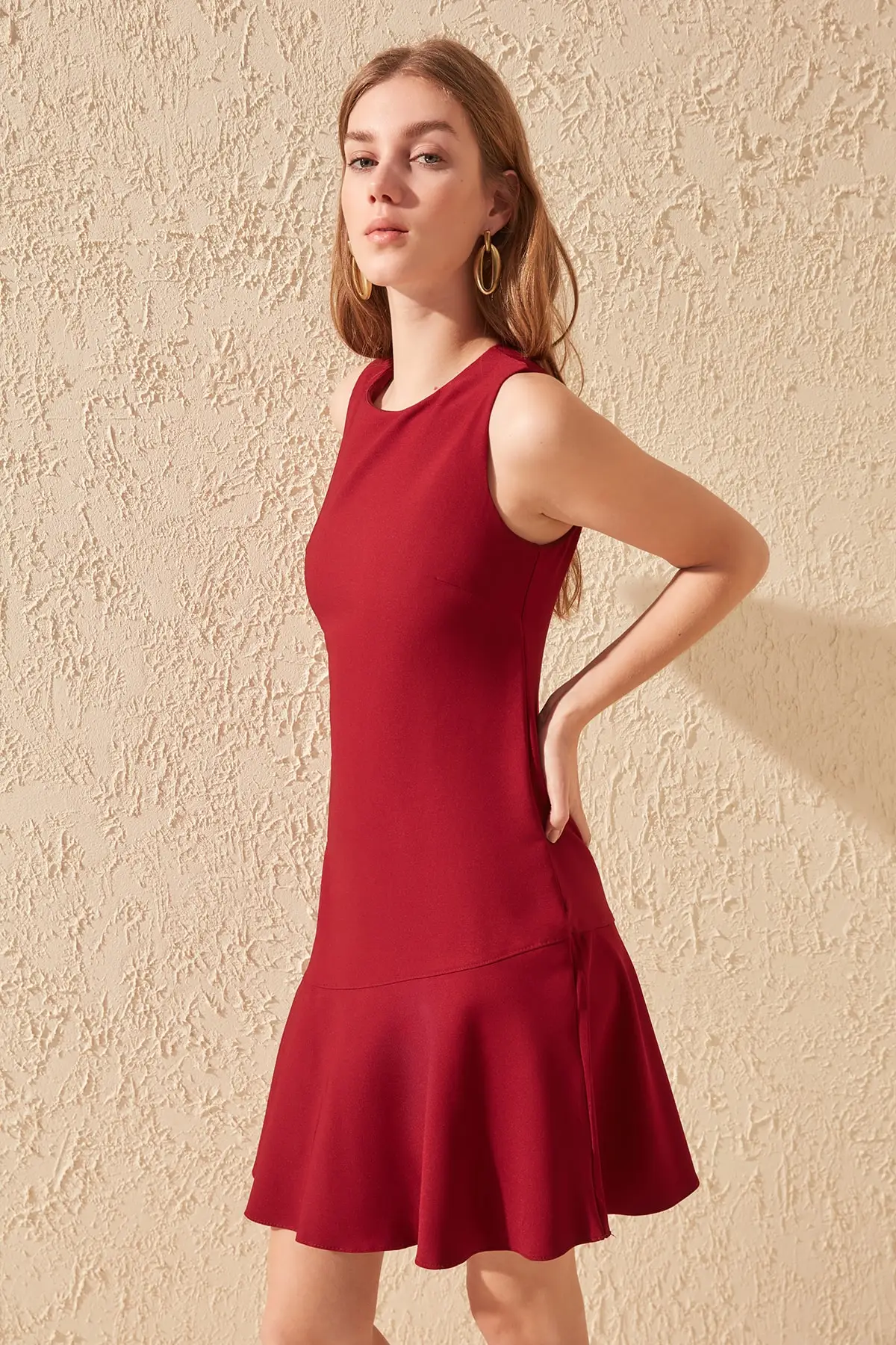 Платье с оборкой TWOSS20EL0554|Женские платья| |