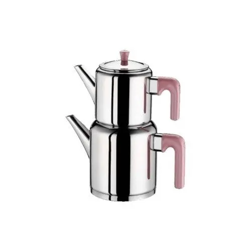 

Aryıldız Roma Rose Gold Steel Teapot-Teapot Tank: 1,1 lt. Teapot Bowl: 2.3 lt - Suitable for All Cooker Types