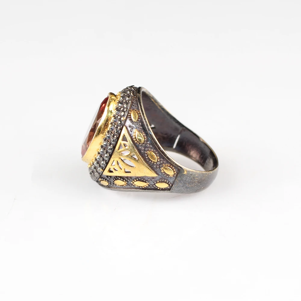 Handmade Mens Silver Zultanite Ring, Man 925 Silver Ring, Zultanite Ring, Silver Handmade Oval Zultanit Ring
