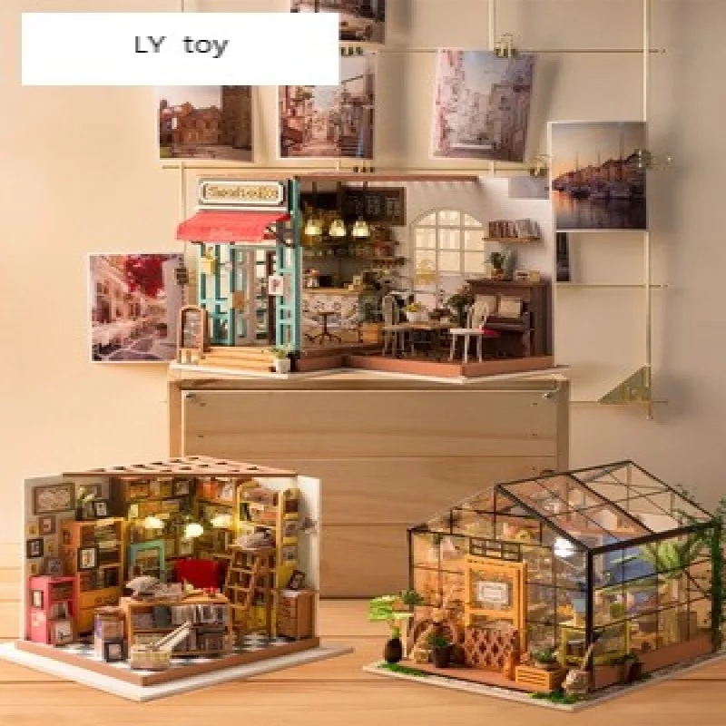 3D трехмерная головоломка Сборная модель ручной работы DIY дом подарок на день
