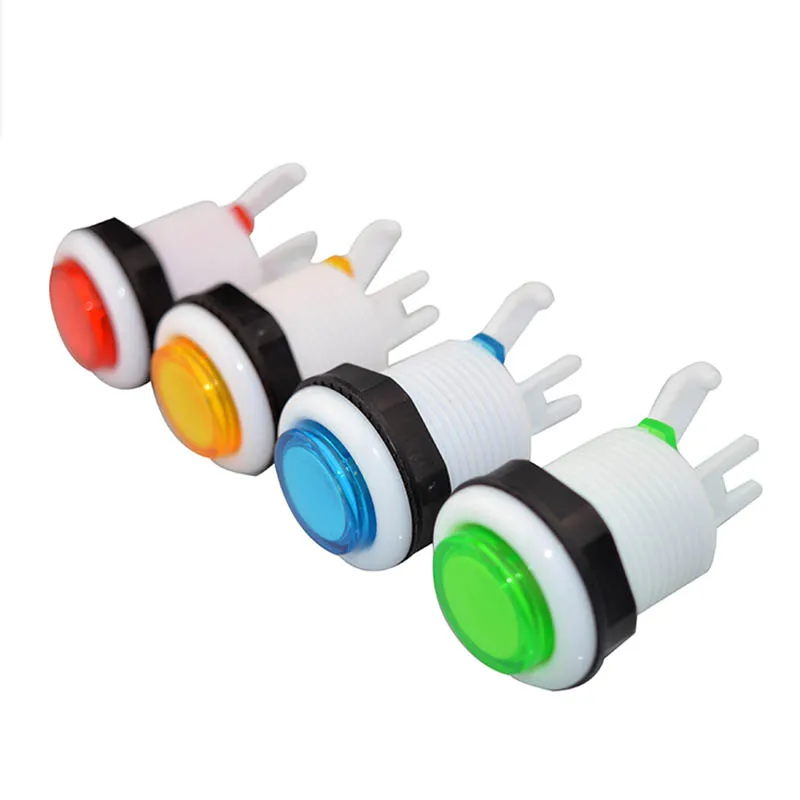 Аркадный микропереключатель кнопка 28 мм американская P4 JAMMA MAME сделай сам 100 шт.