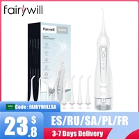 fairywill electric sonic toothbrush water flosser usb charge waterproof 5 modes 3 brush heads toothbrushes teeth cleaner