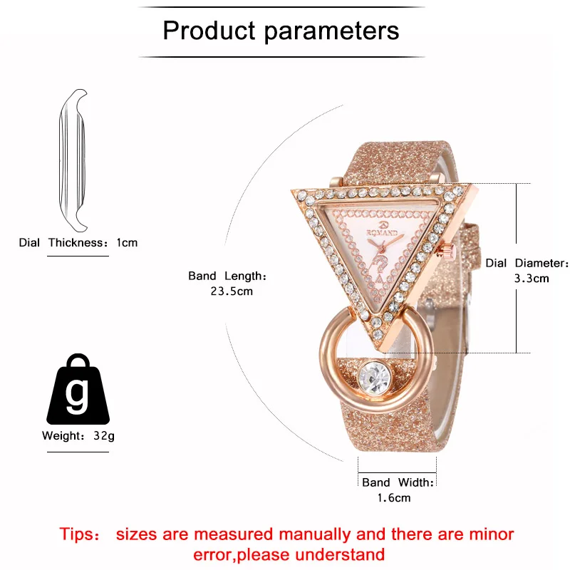 Женские кварцевые наручные часы с кожаным ремешком | Наручные
