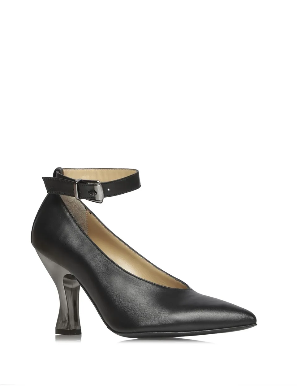 

İLVİ Melaniya Women's Stiletto Black Leather