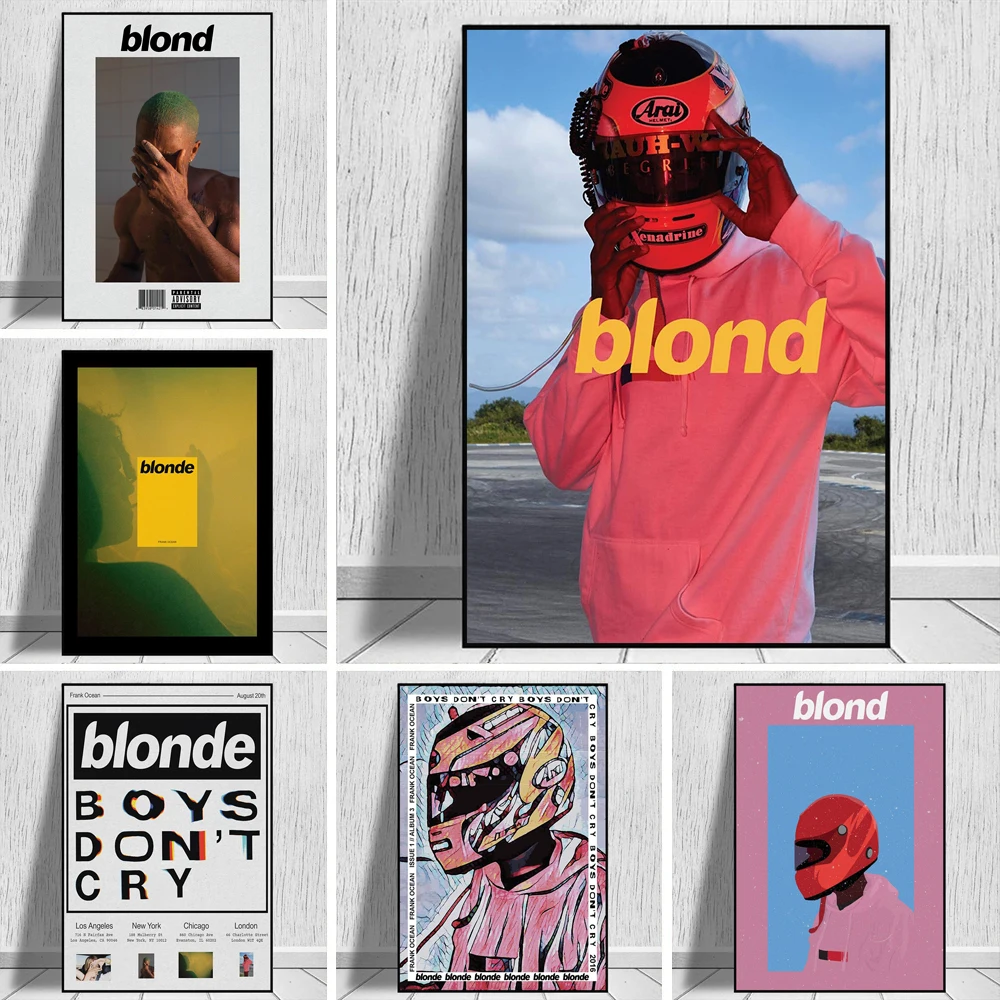 

Картина на холсте плакат с Фрэнком альбомы блонд горячий Рэпер Хип-хоп поп музыка ПЕВЕЦ украшение комнаты художественная Настенная картина