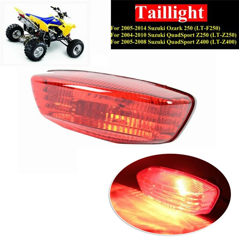 2020 New 12V 3 Wires Rear Taillight Brake Lights Driving LED For Suzuki Large Displacement ATV Styling Accessories |