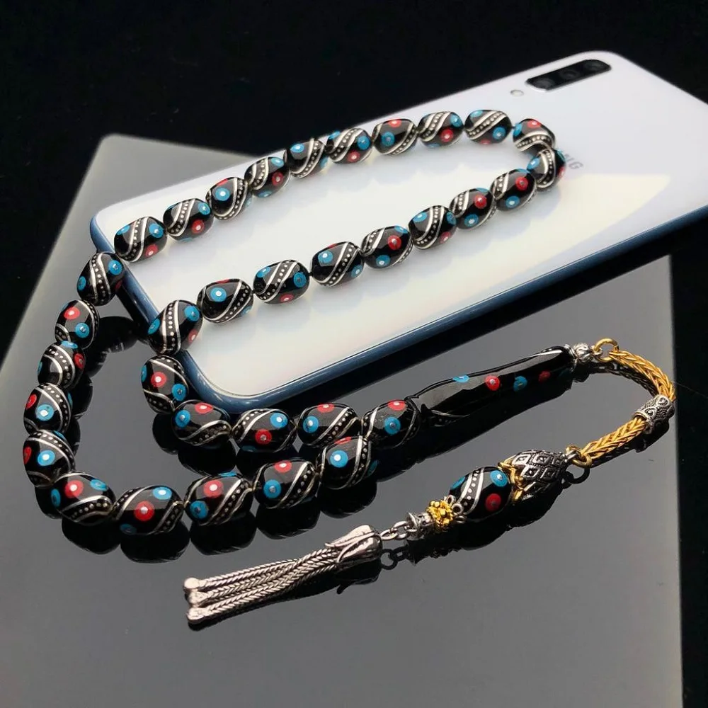 Первый класс Cesmi бюльбюль ручного производства оригинальная Эрзурум Oltu камень