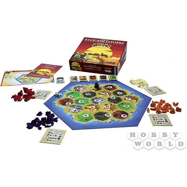 Настольная игра Hobby World Колонизаторы, 4-е издание
