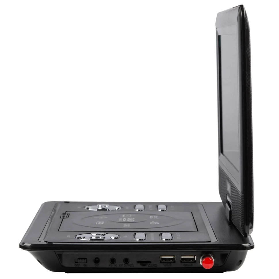 Портативный DVD плеер XPX EA 1048D HD tv фильмы lcd мобильный поворотный Usb экран вращение