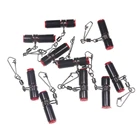 10 шт. Sл Всего Морская Рыбалка Баланс Черный Пластик головки блока цилиндров оснастки строка Крючки кронштейн незапутывающийся рыболовные снасти аксессуары