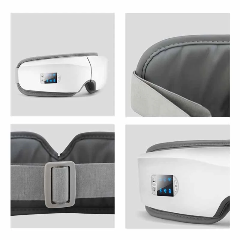 Музыкальный массажер для глаз с Bluetooth перезаряжаемые массажные очки горячего