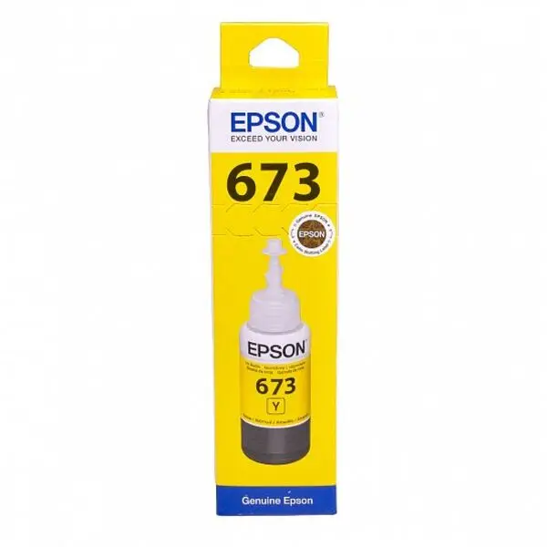 Контейнер с желтыми чернилами C13T67344A для EPSON L805 L800 L1800 L850 L810 | Компьютеры и офис
