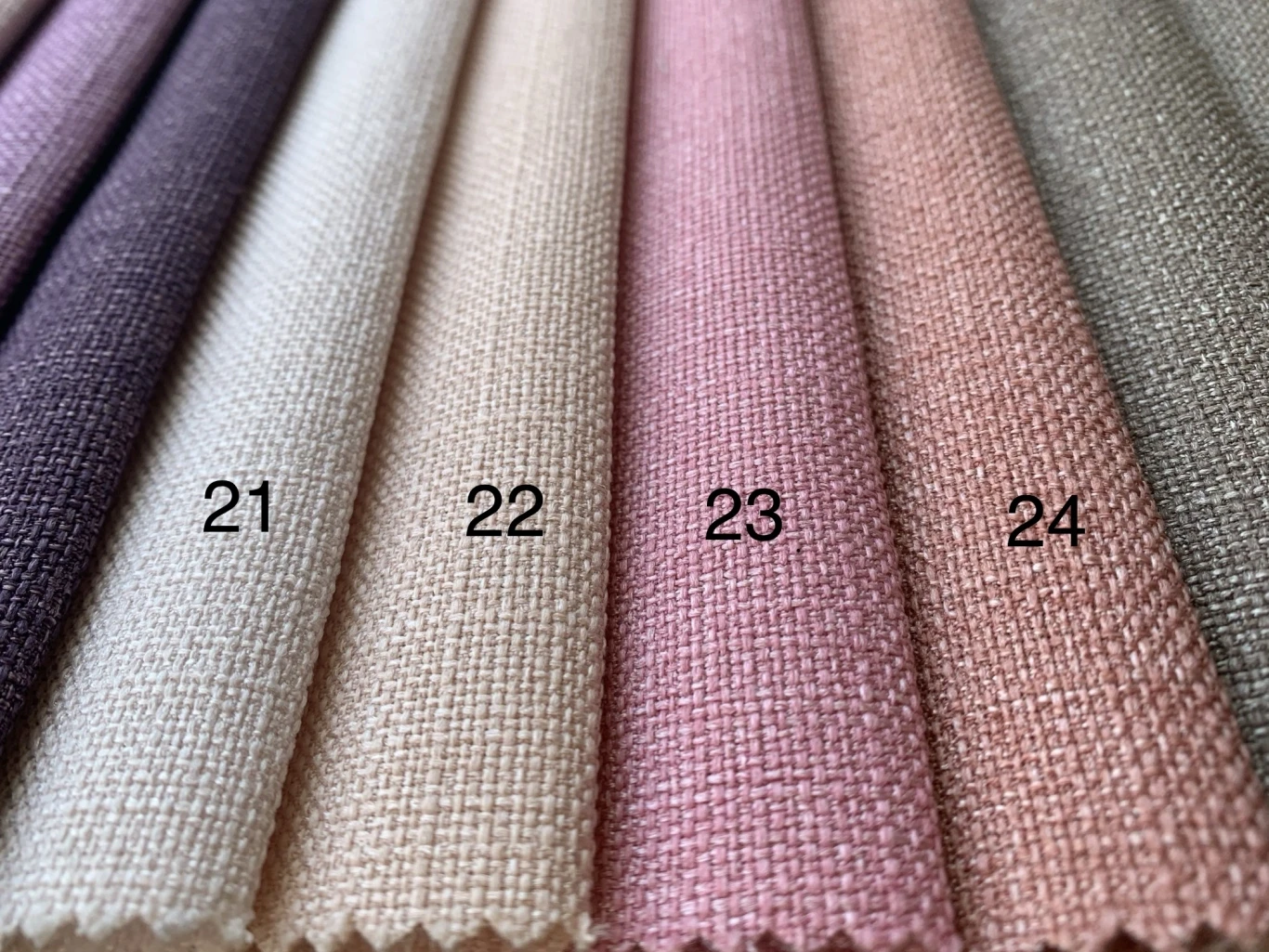 

Extra Long Faux Linen Curtain Drapery