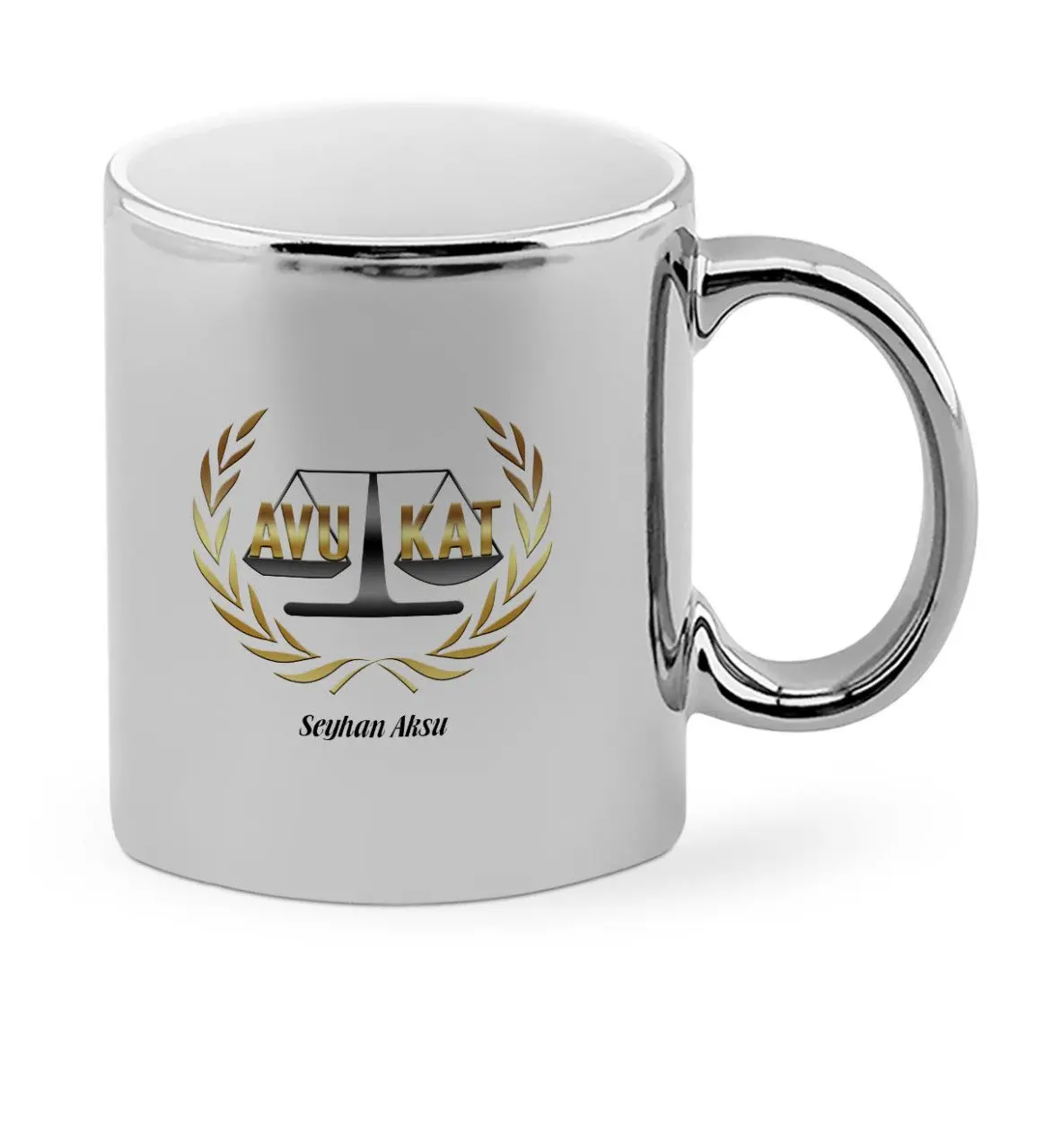 

Personalized Professional Attorney Chrome Mug Cup-10