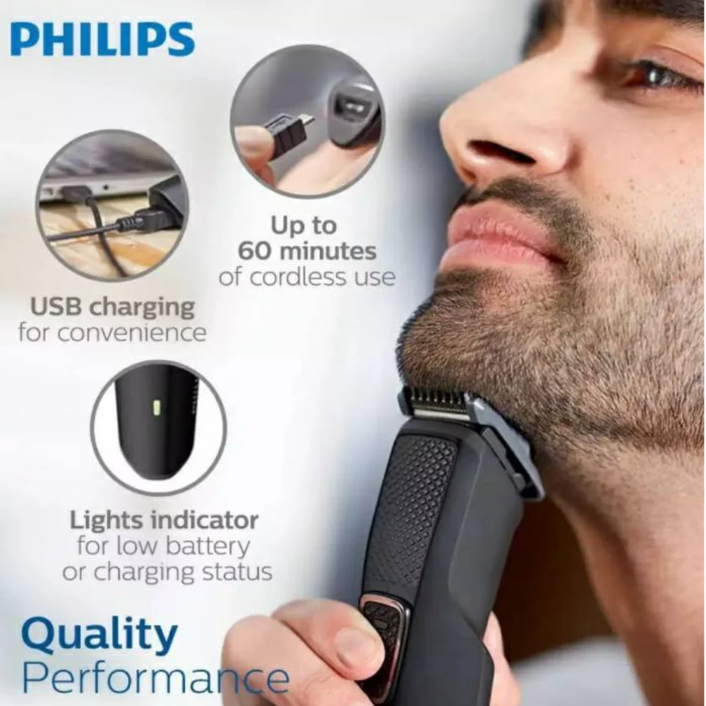 Оригинал электробритва Philips бритва мужская триммер для бороды USB аккумулятор