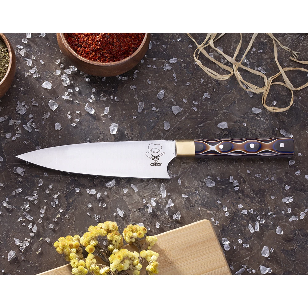 100% Handmade Chef Meat Knife - Made in Turkiye Surmene