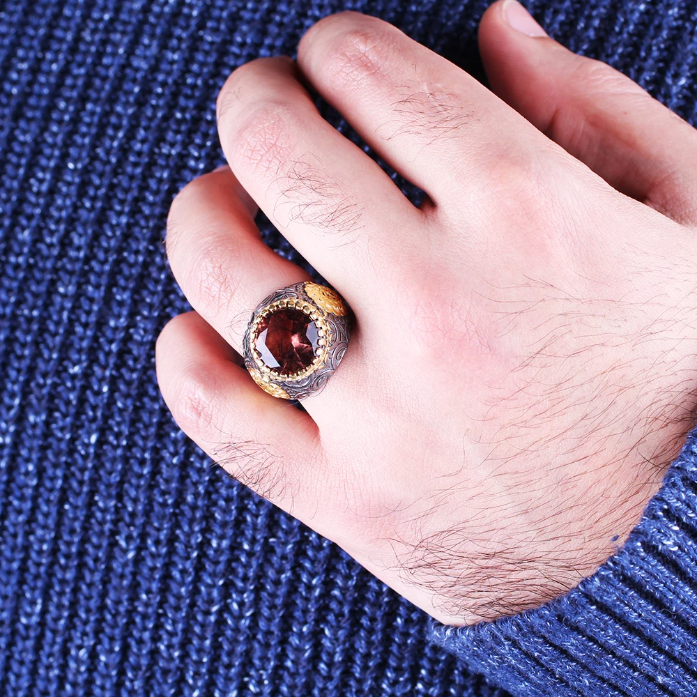 

Handmade Mens Silver Zultanite Ring, Man 925 Silver Ring, Zultanite Ring, Silver Handmade Round Zultanite Ring