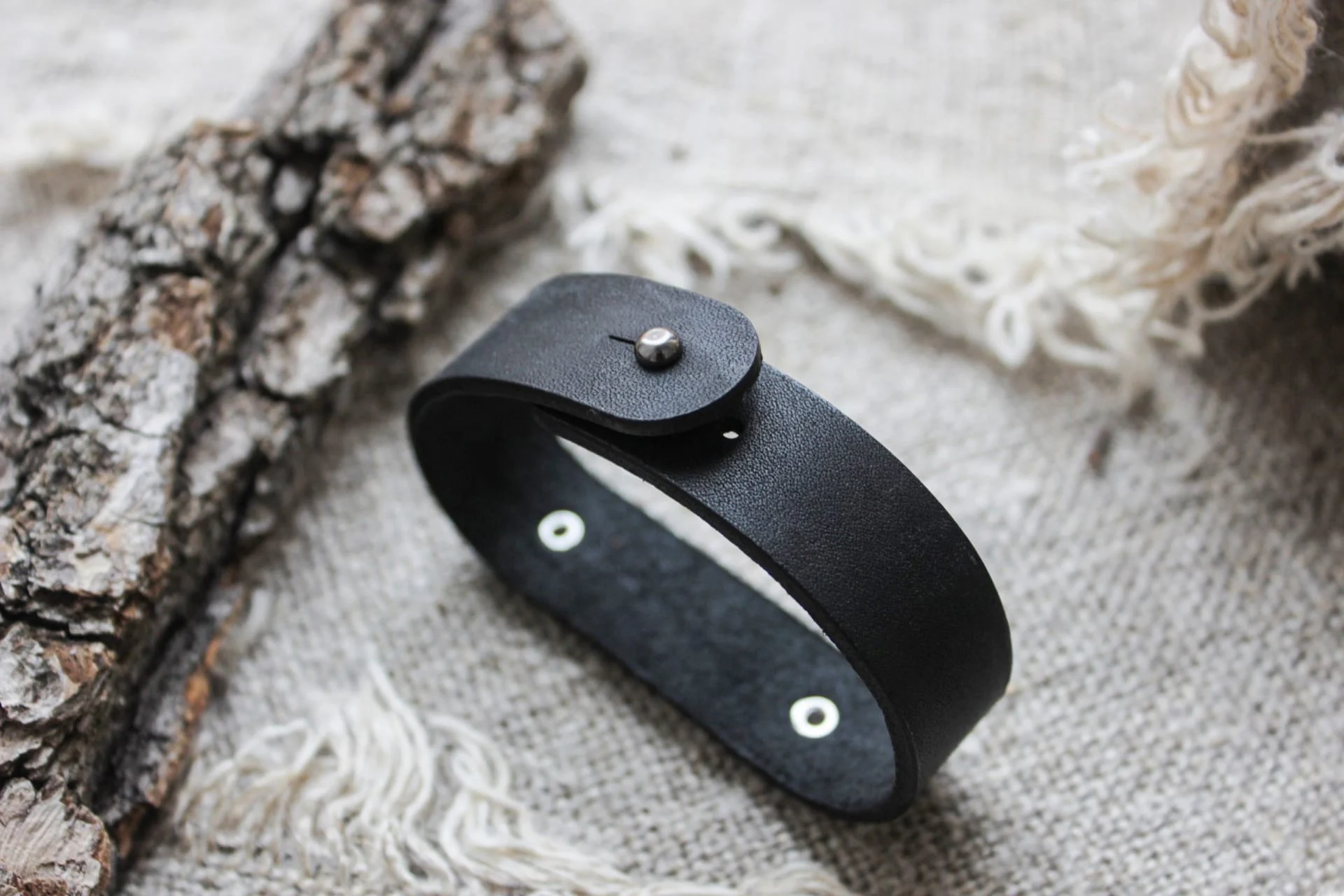 Hard leather couple bracelets for couples | Bracelets