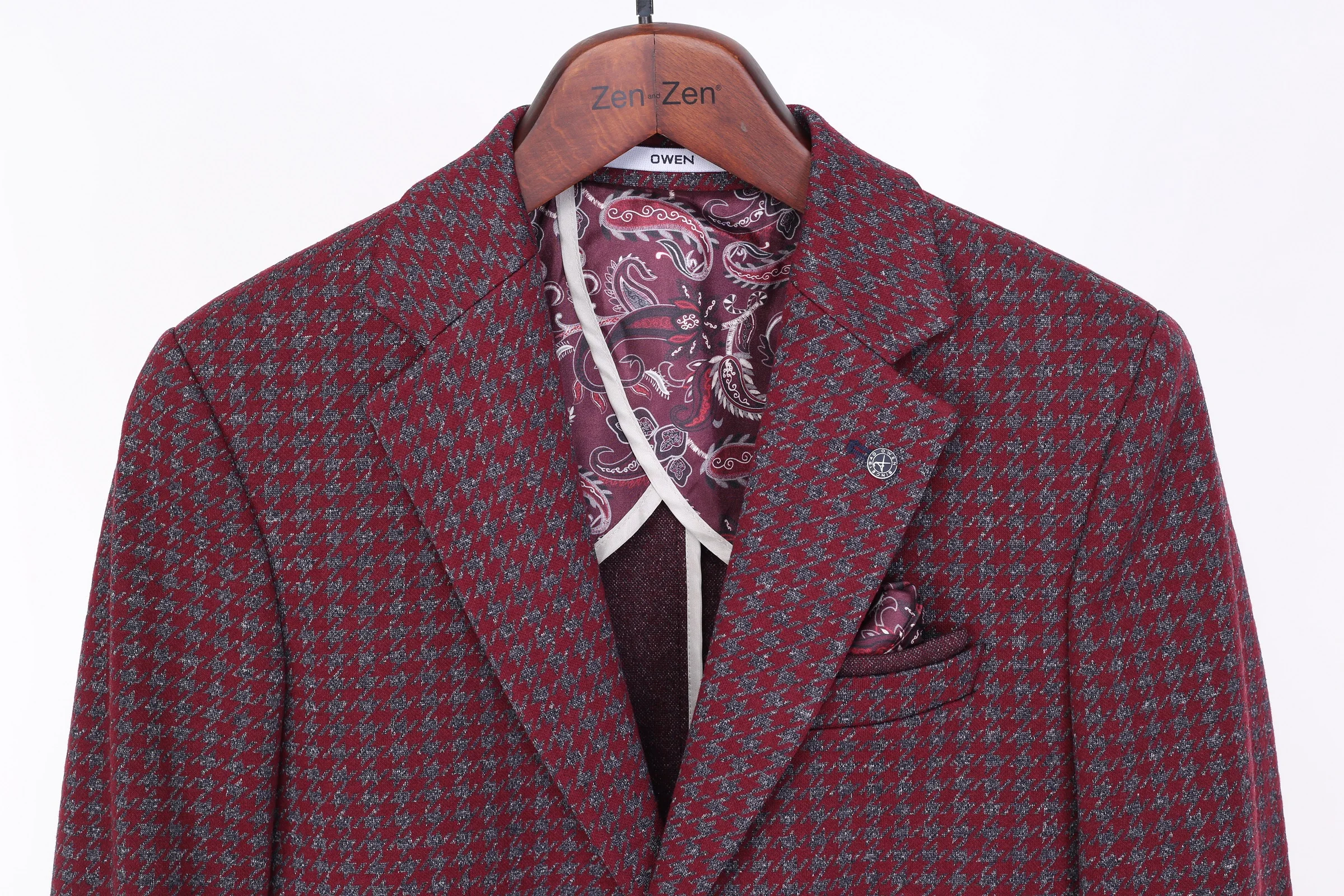 

OWEN MENS BLAZER JACKET St.Valentine's Gift For Men Smart Casual REAL EUROPEAN SIZE Turkish Quality