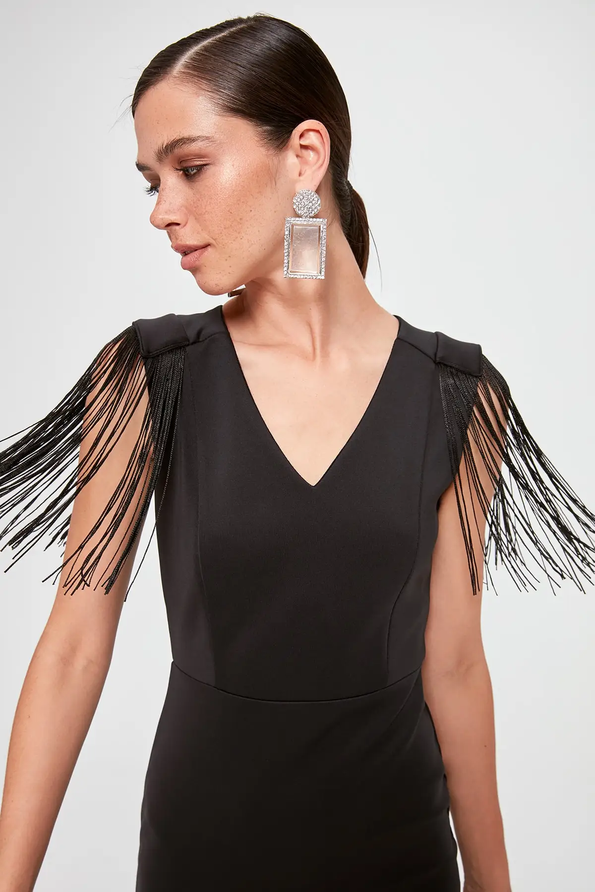 Trendyol Tassel Detail Dress TPRAW20EL2198 | Женская одежда