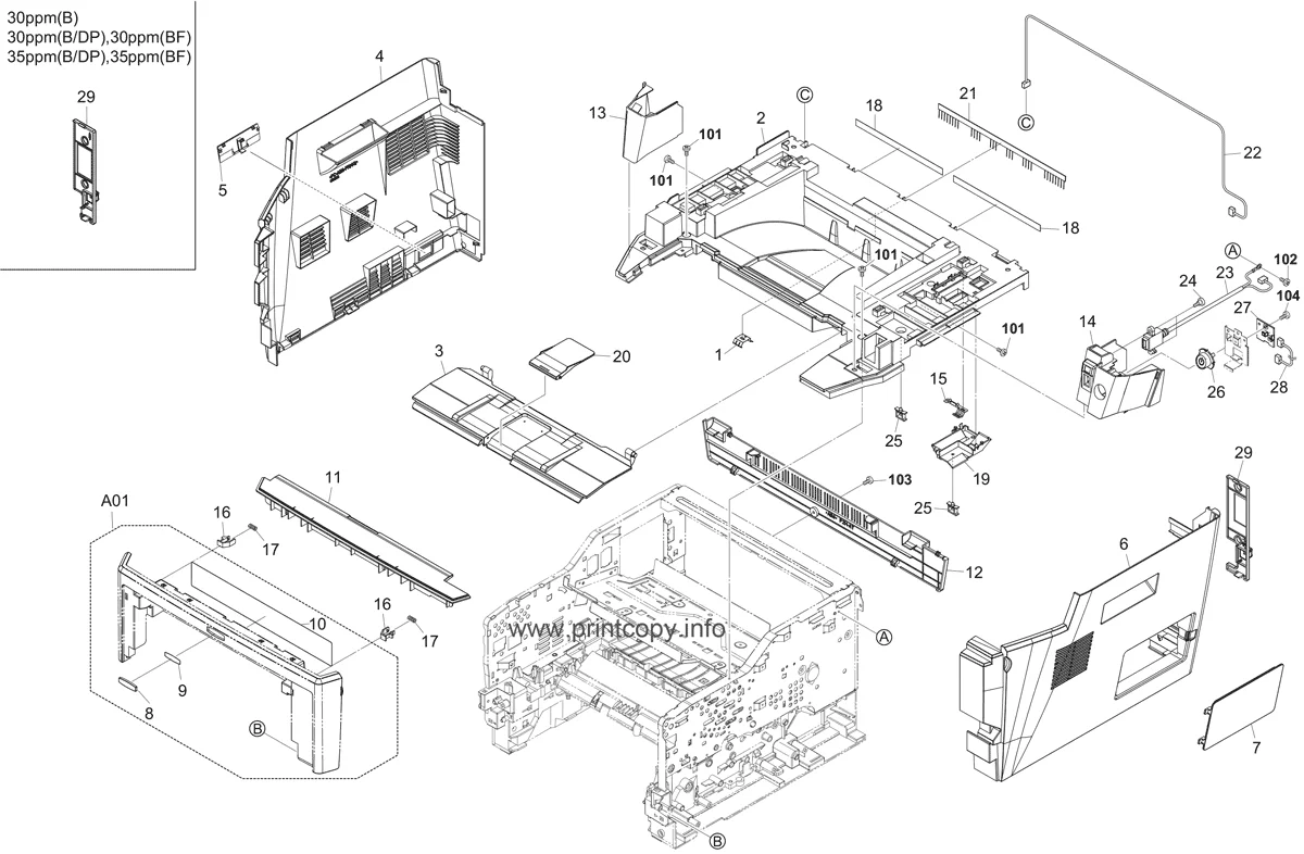 Плата панели управления 302LV94050 для Kyocera ECOSYS FS-2100DN/ 4100DN/ 4200DN/ 4300DN | Компьютеры и офис