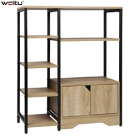 WOLTU6Tier Wooden Book Shelves Storage Rack 1