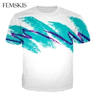 femskis summer mens tee shirt white light blue cool t shirt 3d printed pattern women casual short sleeve tops