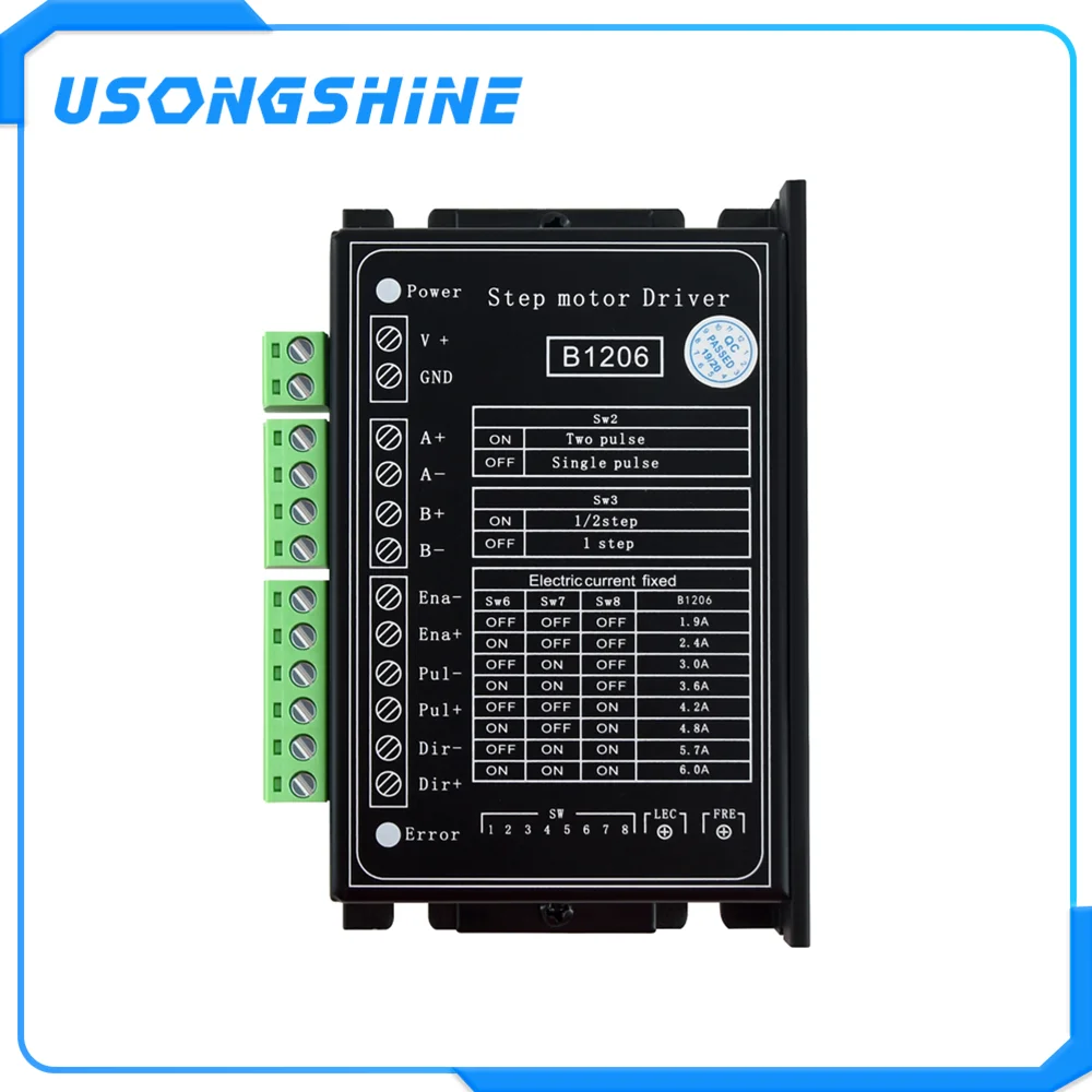 Двухфазный Драйвер шагового двигателя B1206 двухфазный напряжение 120 В рабочий ток