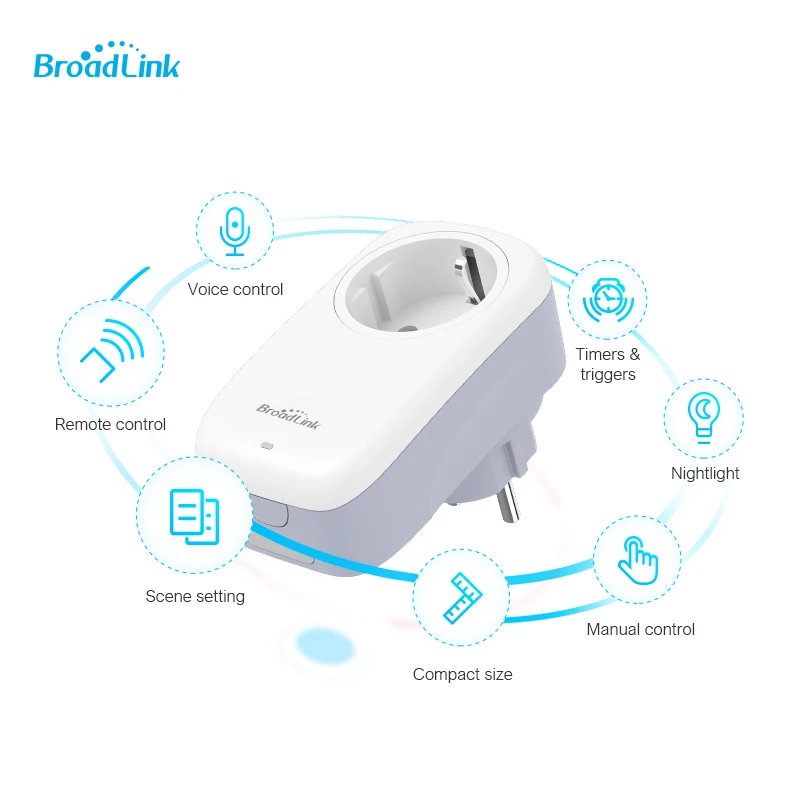 Умная розетка BroadLink SP4 с Wi Fi работает Alexa Google Home Siri IFTTT|plug outlet|plug euwifi power socket |