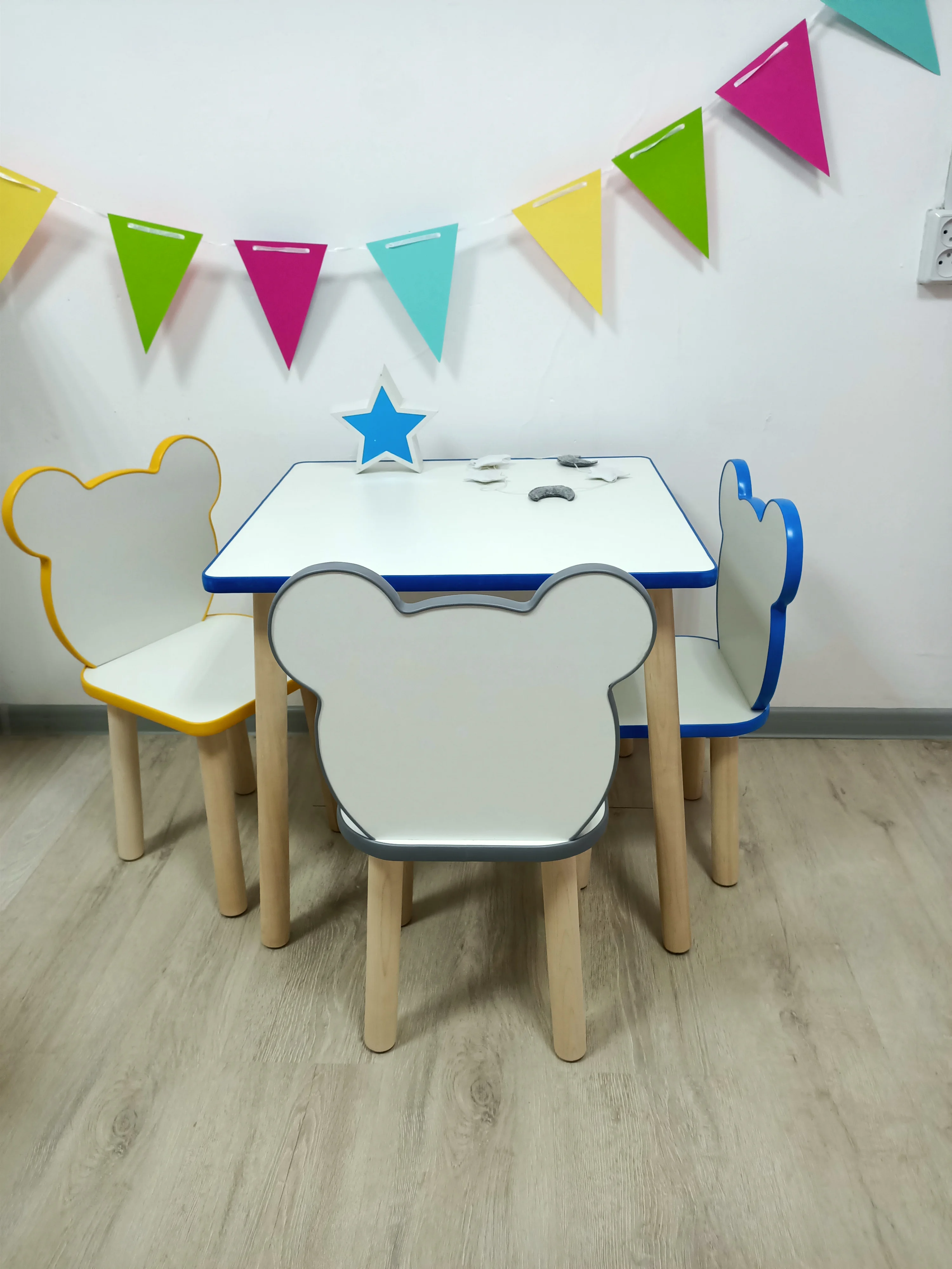 Table + 2 Chairs. Children's table and chair. Set of furniture for children | Мебель