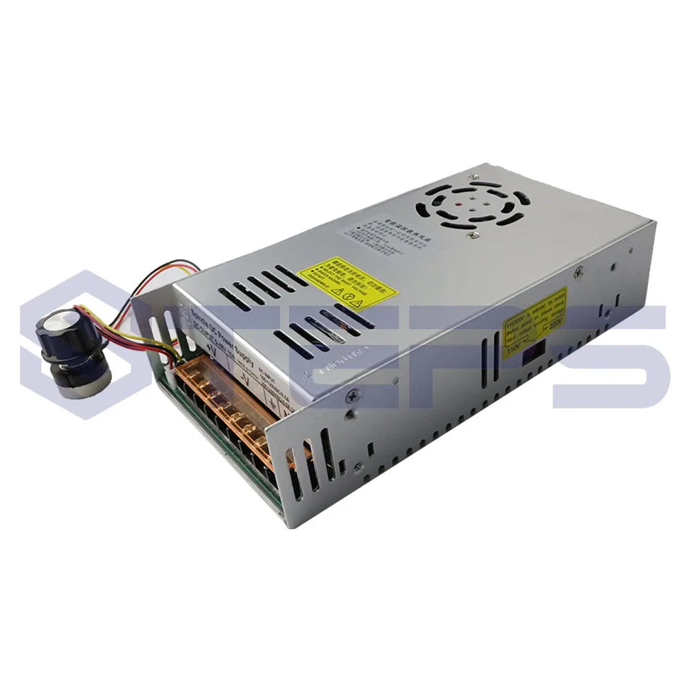 DC12 48V 400 кВт Шпиндельный двигатель ER11 патрон CNC Вт + 52 мм кронштейн регулятор